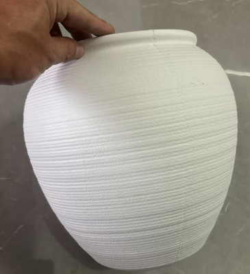 Modern PE Coated Plastic Flower Pot in Multiple Sizes for Indoor and Outdoor Use