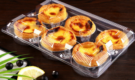 stackable fruit container  leak‑resistant box  dust‑proof clamshell moisture resistant punnet  fresh‑keeping packaging  visible display packaging