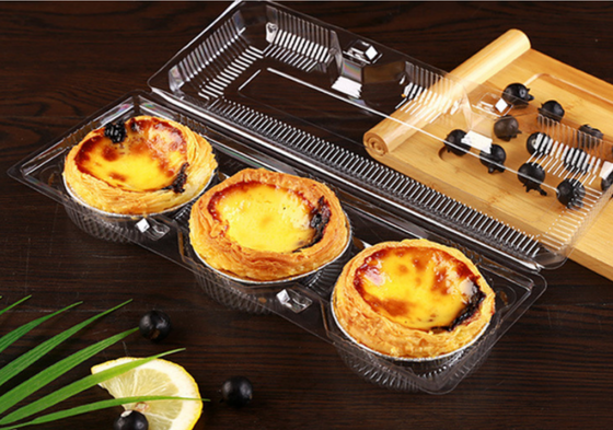 lightweight produce packaging moisture permeability compression resistant container  reusable optional clamshell spill‑proof hinged box