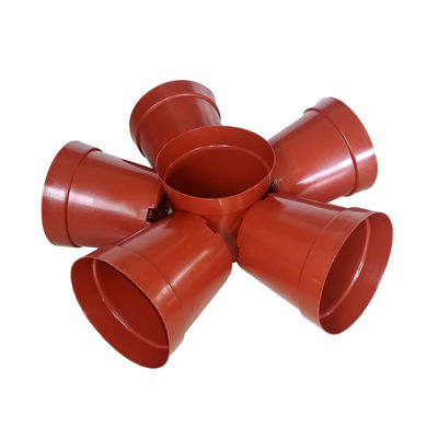 Red Round Plastic Flower Pots Nursery Pots For Gardening A Pot