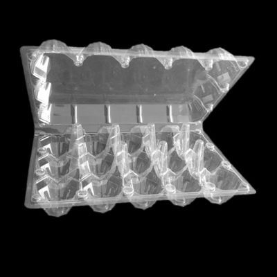 Eco Friendly 30 Count Egg Flats 32.5cm Plastic Blister Tray In PET Film