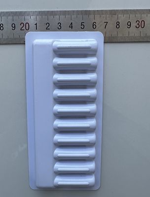 Pharmaceutical Ampoule Tray PET Material 1ml 10 Pack Glass Needle Fixed Tray Wholesale