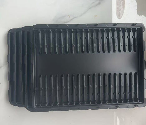 Customized PS Blister Packaging Anti-Static Trays , Conductive Plastic PCBA Anti-Static Stacked Trays And Turnover Discs